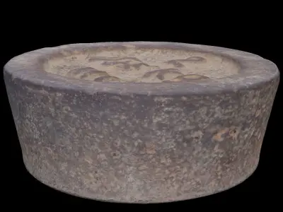 scan iron weight Low-poly 3D model