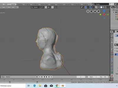 SciFi Bust 3D model