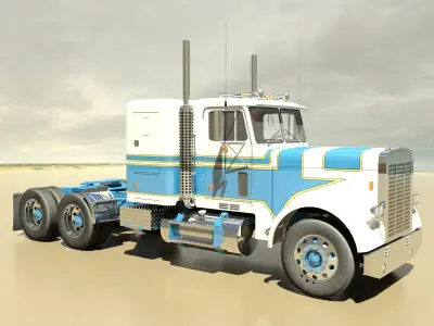 FLC Semi Truck 3D model