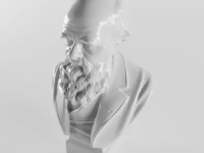 Charles Robert Darwin 3D print model