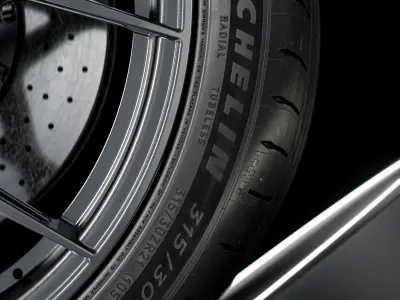 Michelin Pilot Sport S 5 315 30 ZR21 105Y 3D model