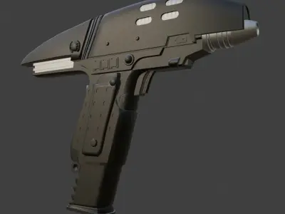 Star Trek Assualt Phaser Low-poly 3D model
