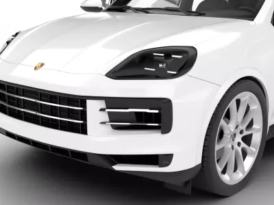 Porsche Cayenne Coupe 2026 HQ 3d model 3D model