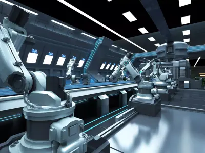 Conveyor belt Low-poly 3D model get