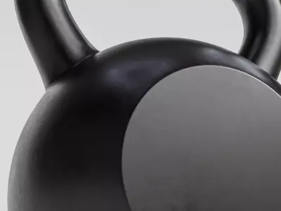 Kettlebell gym 3D model