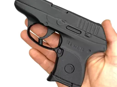 Ruger LCP 1to1 Scale Training Gun Prop Non Functioning 3D print model