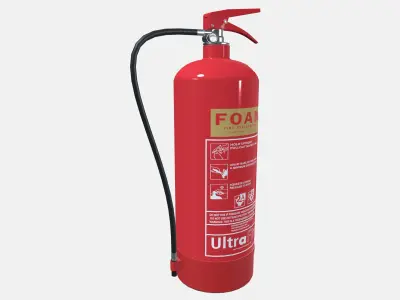 Foam Fire Extinguisher 3D model
