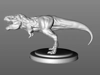 trex statue 3D model