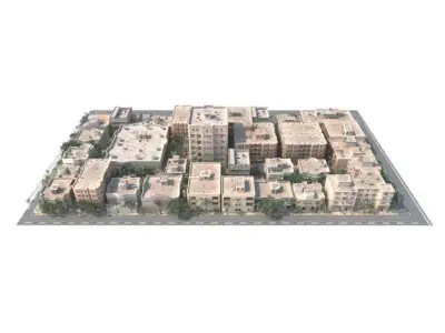 city 02 set 09 am 133 3D model