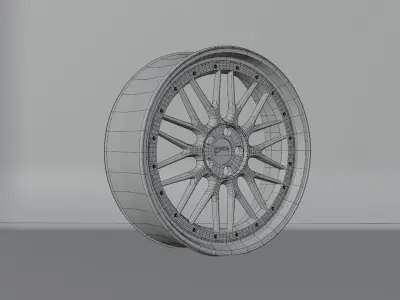 BBS LM Rim 3D model