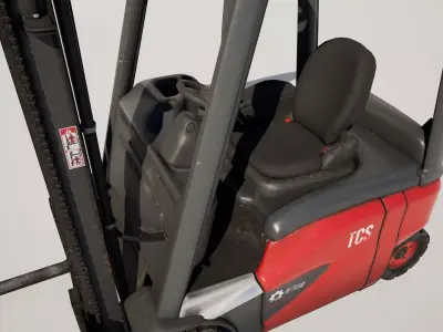 Industrial Forklift 3D model