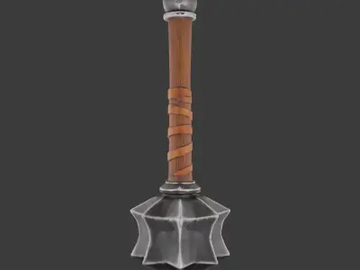 Iron Sentinel Mace 3D model