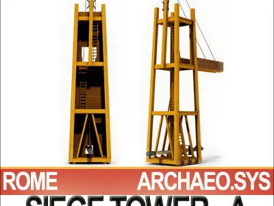 Roman Legionary Siege Tower A 3D model