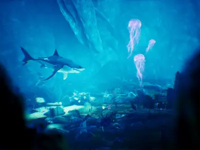 Underwater World  70 Assets Low-poly 3D model