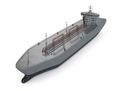 Replenishment Ship 3D model by Potion3d from CGTrader