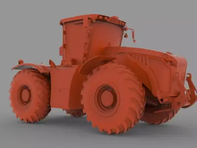 CLAAS XERION 4000 3D print model
