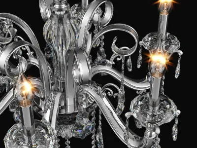  788 Lusso Silver Osgona Collection of Lamps 