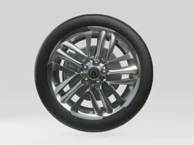 Acura CDX 2016 Wheel 3D Model 3D model