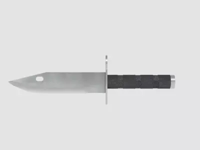 Low Poly M9 Bayonet knife Low-poly 3D model