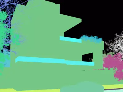 Exterior Scene 3D model 3D model