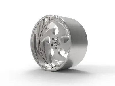 GANJA RUCCI FORGED WHEEL 3D print model
