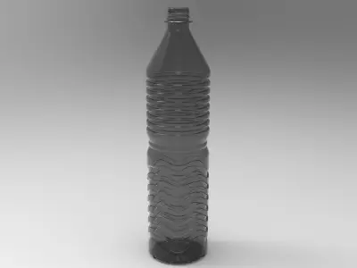 bottle of water  3D model purchase