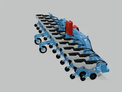 Seed Planter Low-poly 3D model