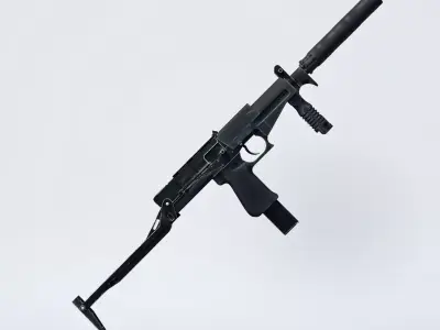 Veresk SMG Submachine Gun for G8F 3D model