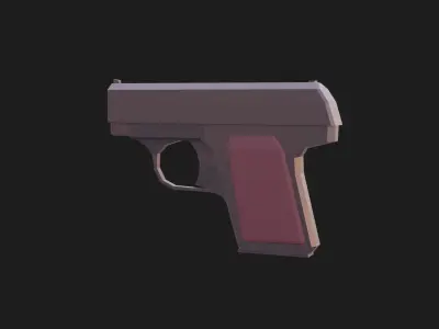 Weaponies - Colt25 Low-poly 3D model