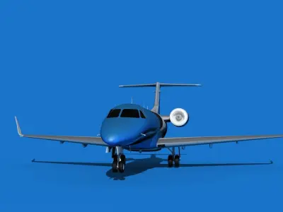 Embraer Praetor 600 V08 3D model