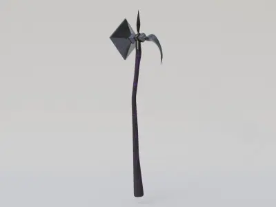 Dark Hammer Low-poly 3D model