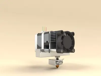 Head extruder Free 3D model
