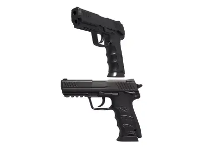 HK45 gun 3D print model