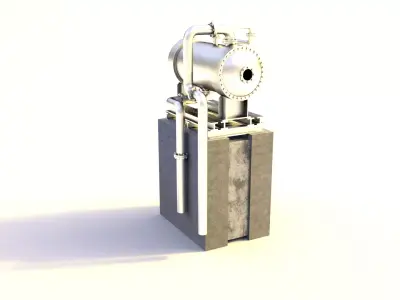Reactor steam boiler 3D model