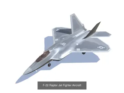 USA and Nato Jet Fighter Aircrafts Bundle 3D Model Pack