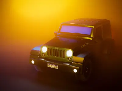 Jeep Wrangler Rubicon Hardtop 2011 3D model