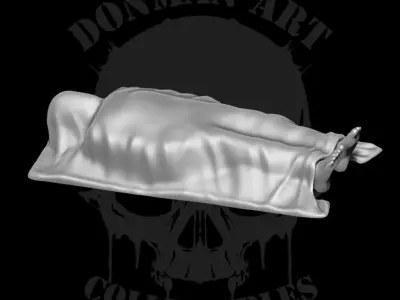 Corpse Prop Diorama 3D printable files for Action Figures 3D print model