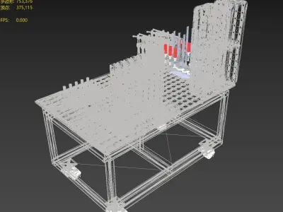 Welding Table 3D model by jaketnet2012