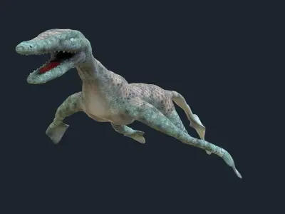Sea Monster Low-poly 3D model
