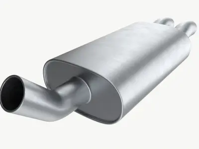 Car Exhaust Pipe 3D model