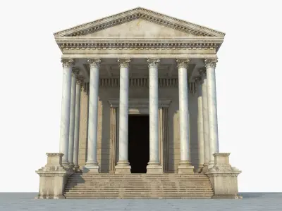 Ancient Greek Temple 2 3D model