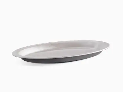 Steel Plate Set B Low-poly 3D model