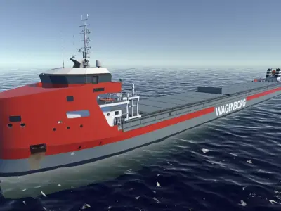 EasyMax Egbert Wagenborg multipurpose iceclassed vessel 3d model Low-poly 3D model