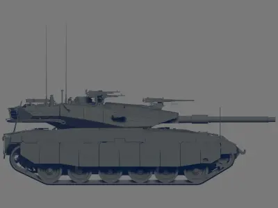 Merkava Mk 2D 3D model