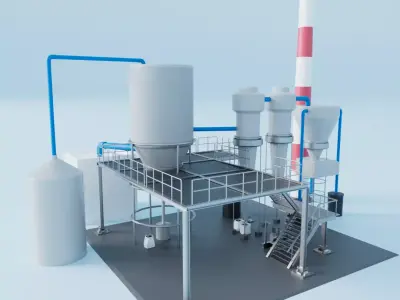 Spray Dyer Low-poly 3D model