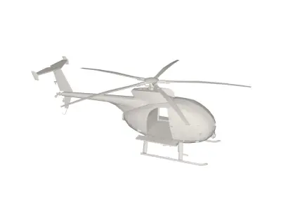 Military Helicopter concept 3D model from CGTrader
