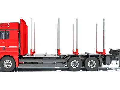 Forestry Truck 3D model purchase