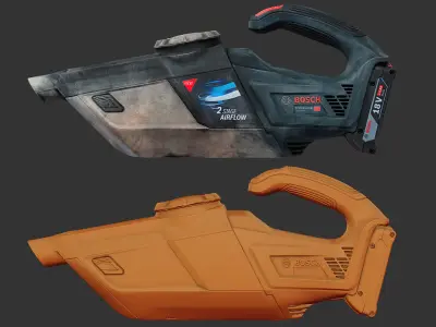 Bosch GAS 18V-1 Handheld Vacuum Cleaner RAW Scan 3D model