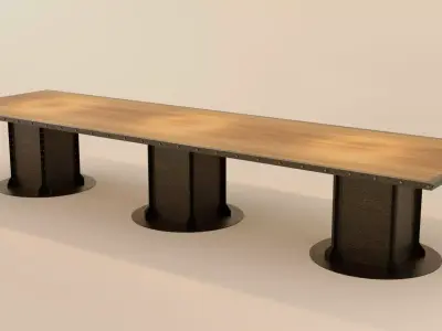 Big Table - Industrial 3D model