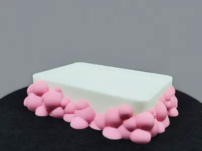 BUBBLES SOAP CONTAINER NO SUPPORTS MULTI PART 3D print model